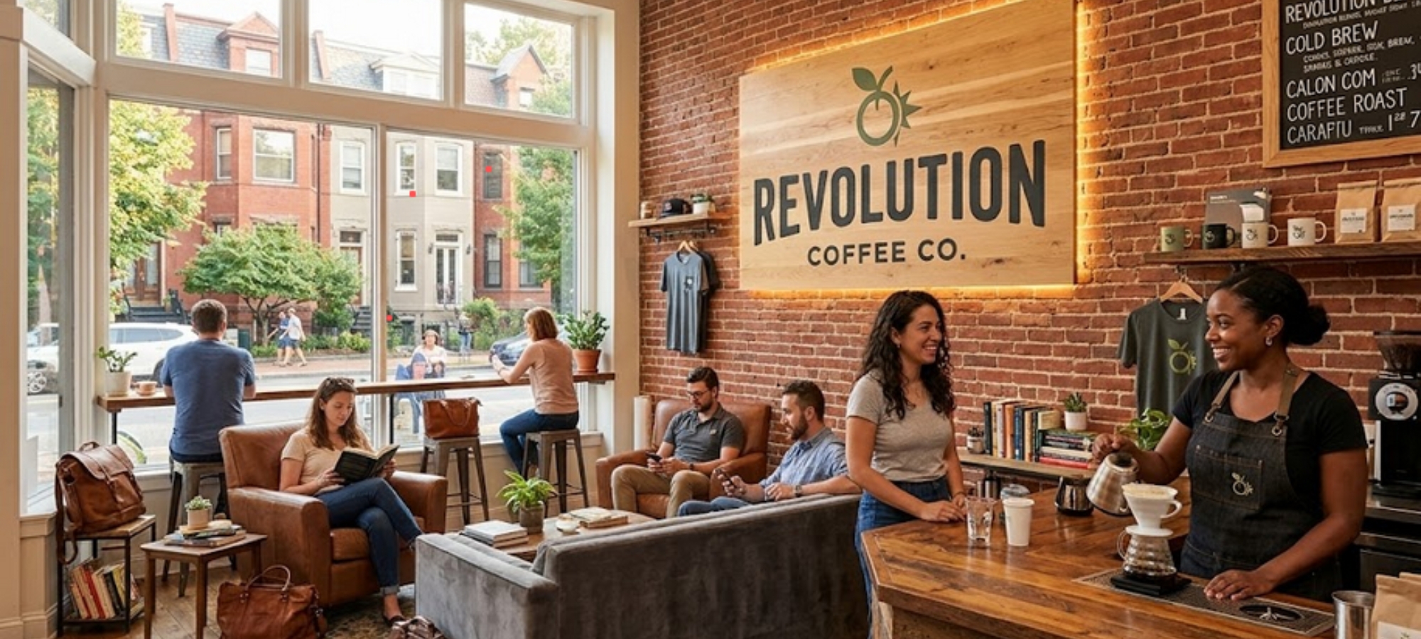 Revolution Coffee Co. storefront